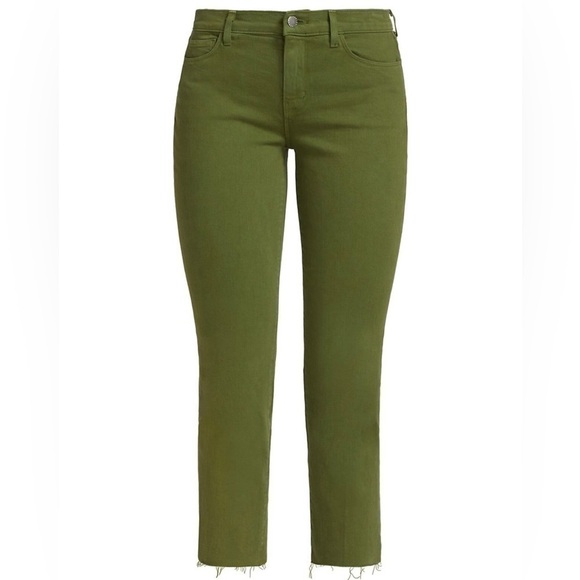 L’AGENCE Sada High-Rise Crop Slim-Fit Jeans - Picture 1 of 9